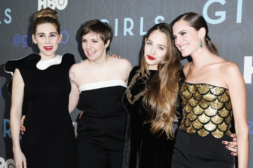 Zosia Mamet, Lena Dunham, Jemima Kirke, and Allison Williams