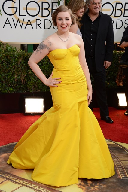 Lena Dunham de Zac Posen